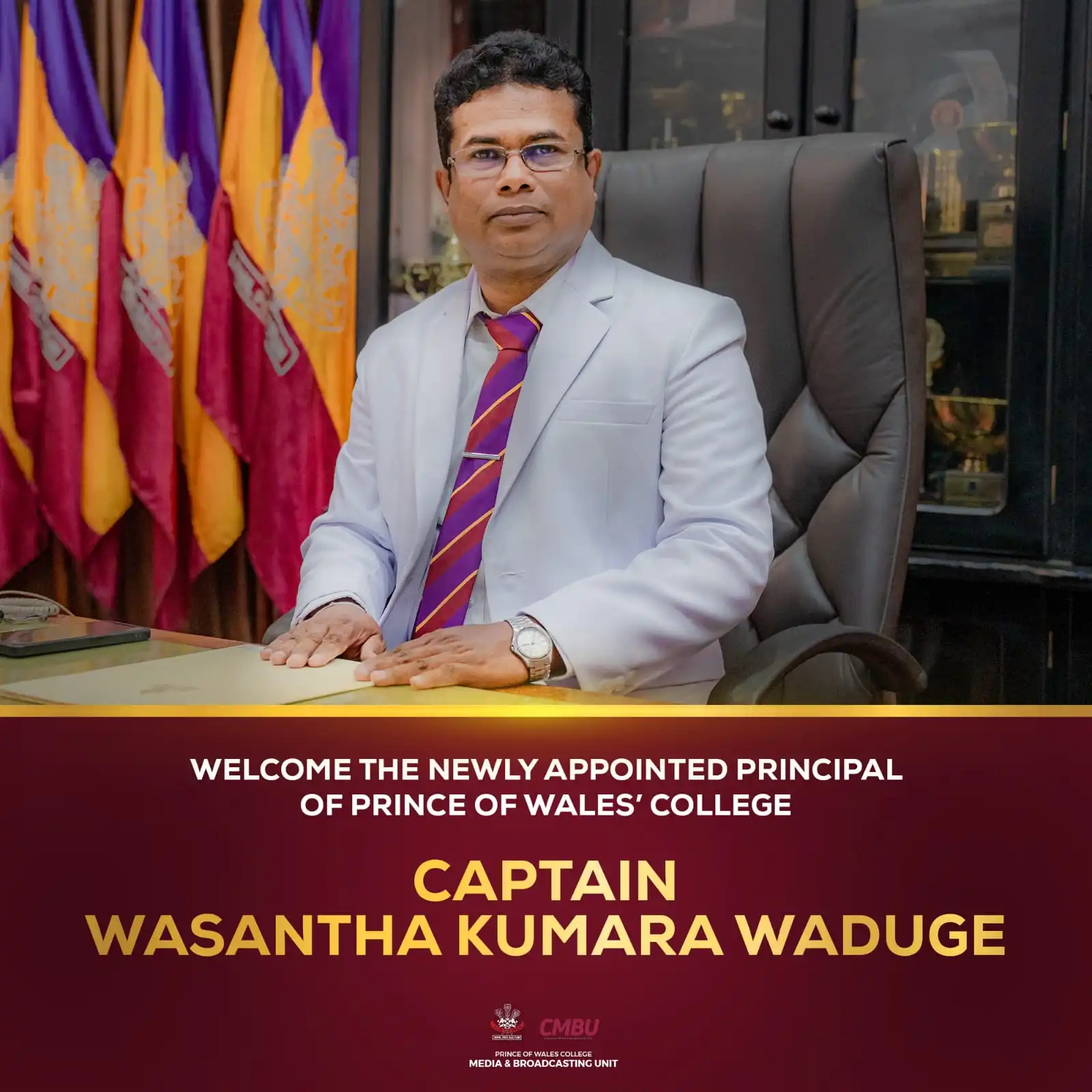 Congratulations to Our Newly Appointed Principal