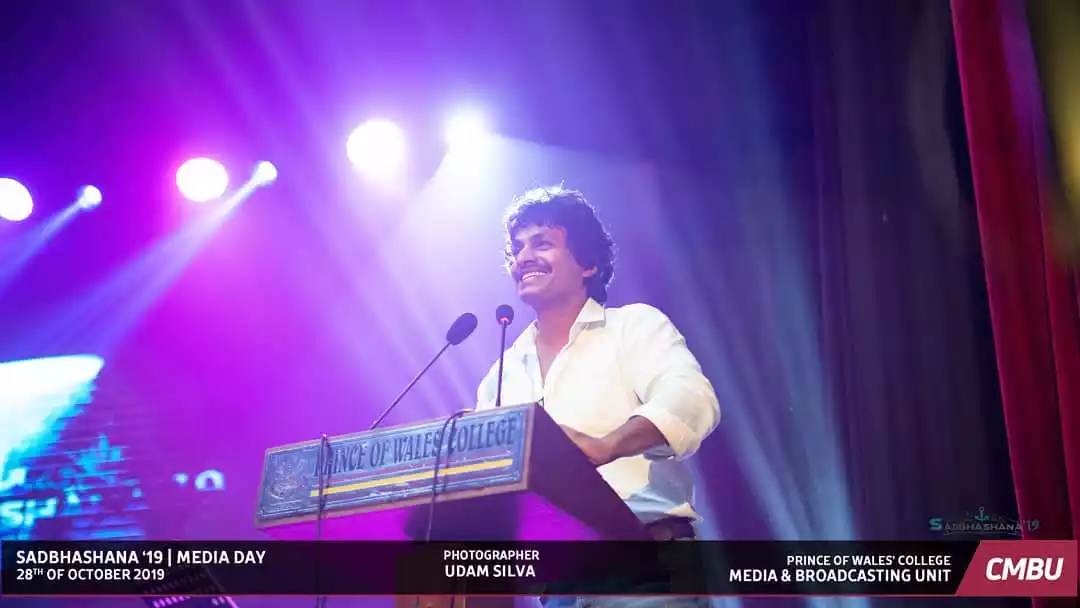 Mr. Jagath Chamila: Addressing Sadbhashana 2019