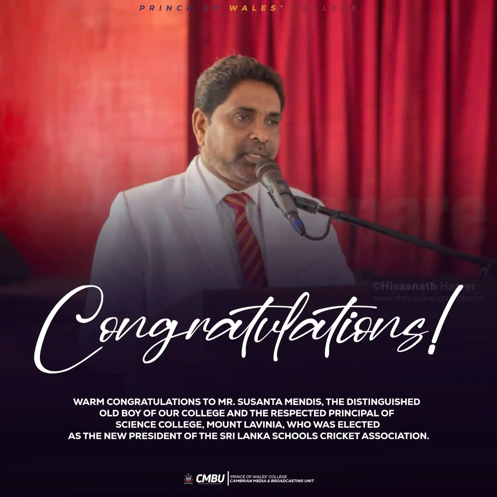 Congratulations Sir