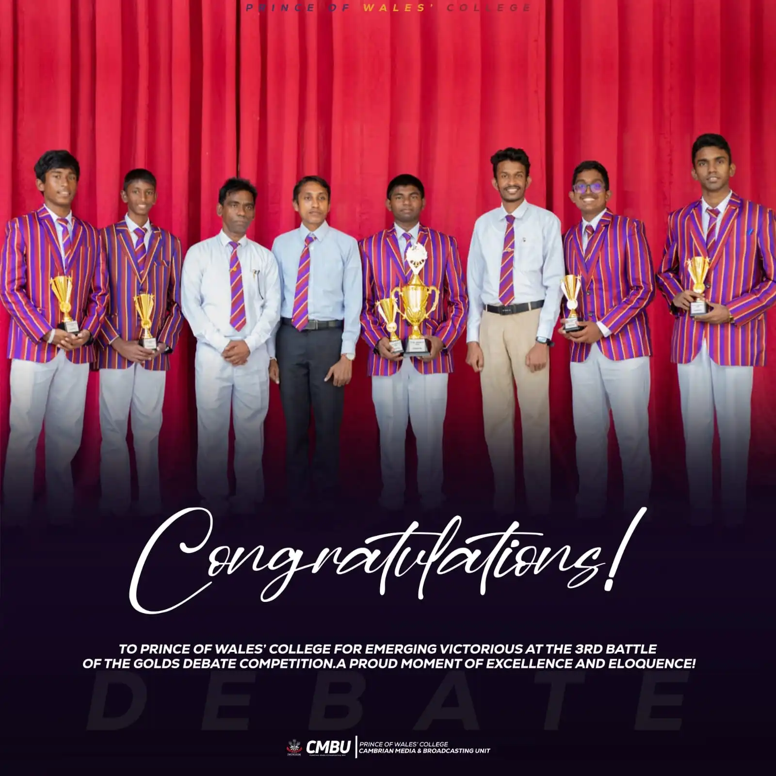 Champions of the Big Debate !