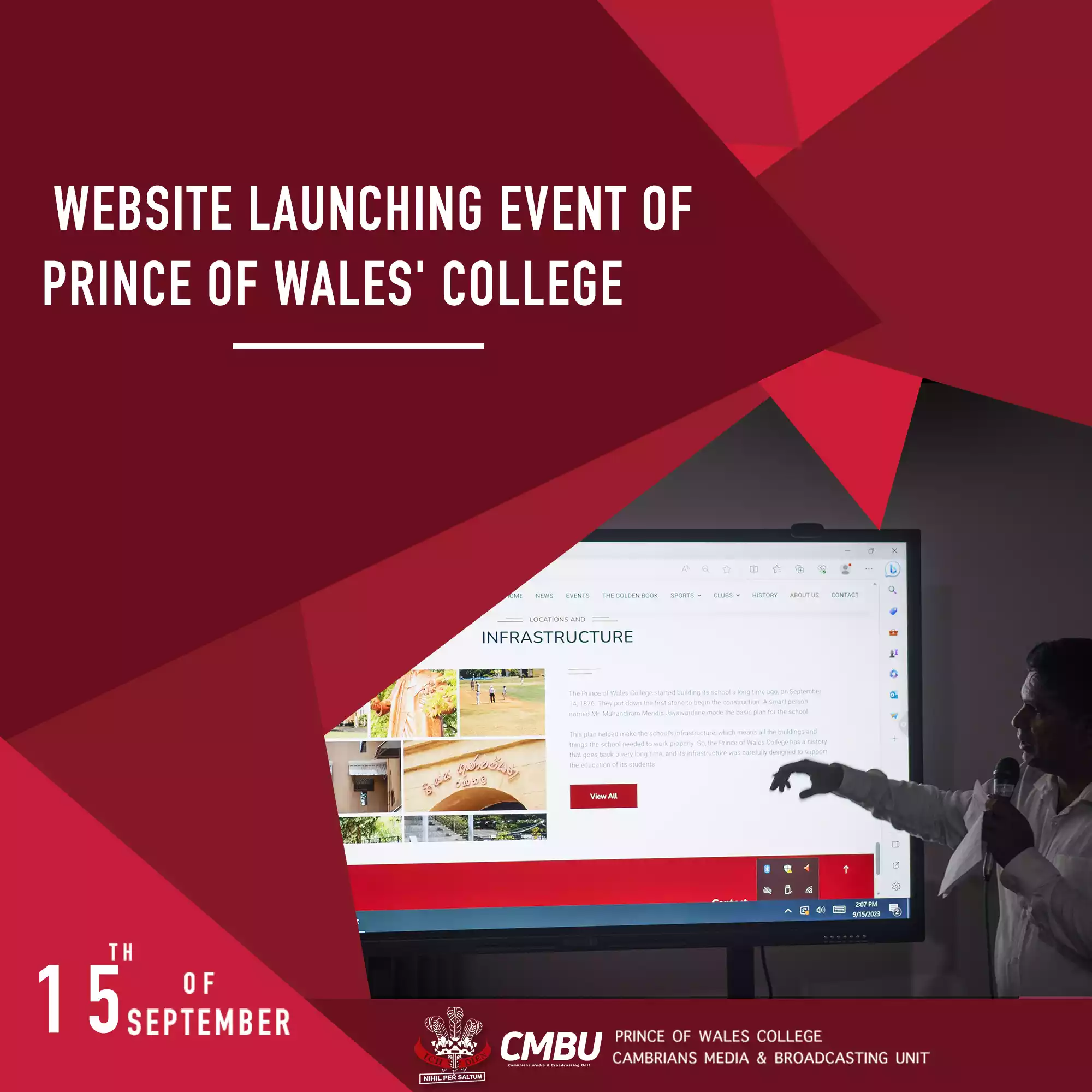 Website Launching Event of Prince of Wales' College