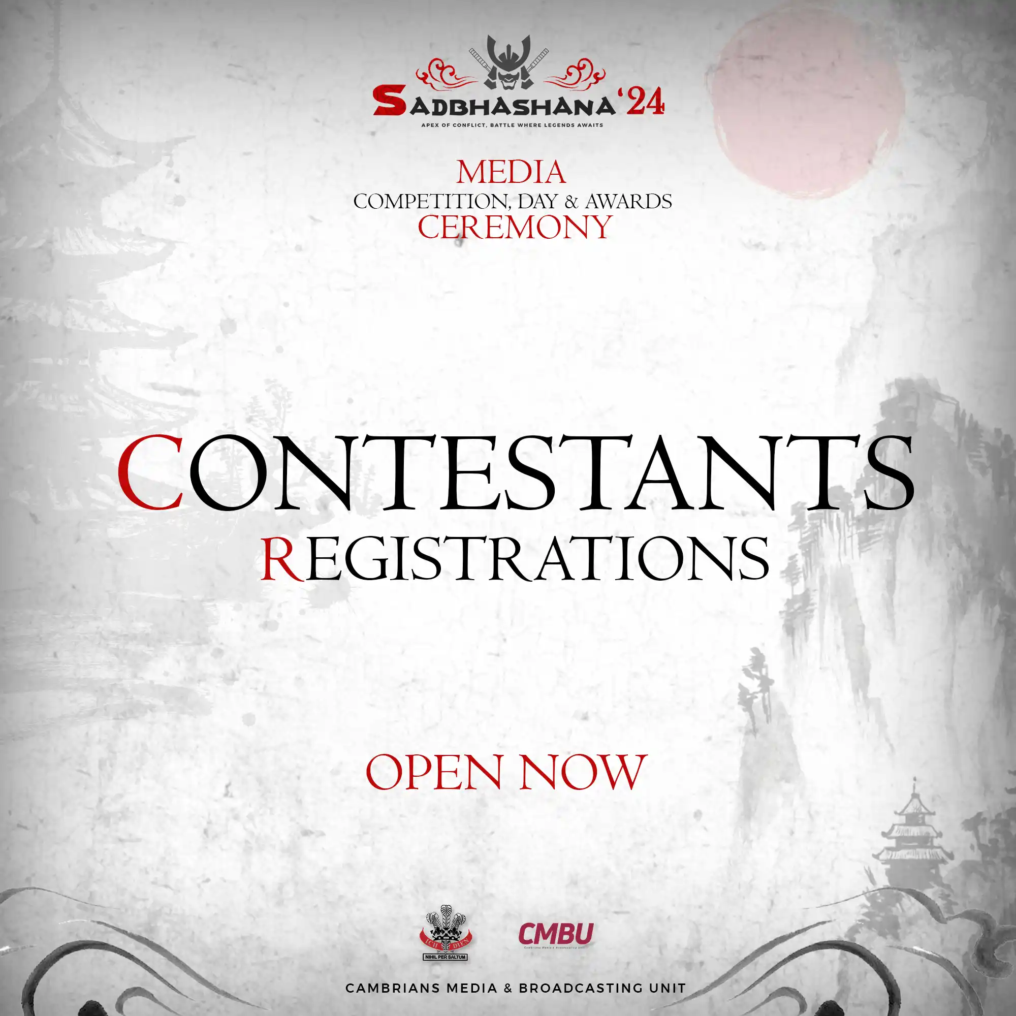 Contestant Registration for Sadbhashana '24 is Now Open!