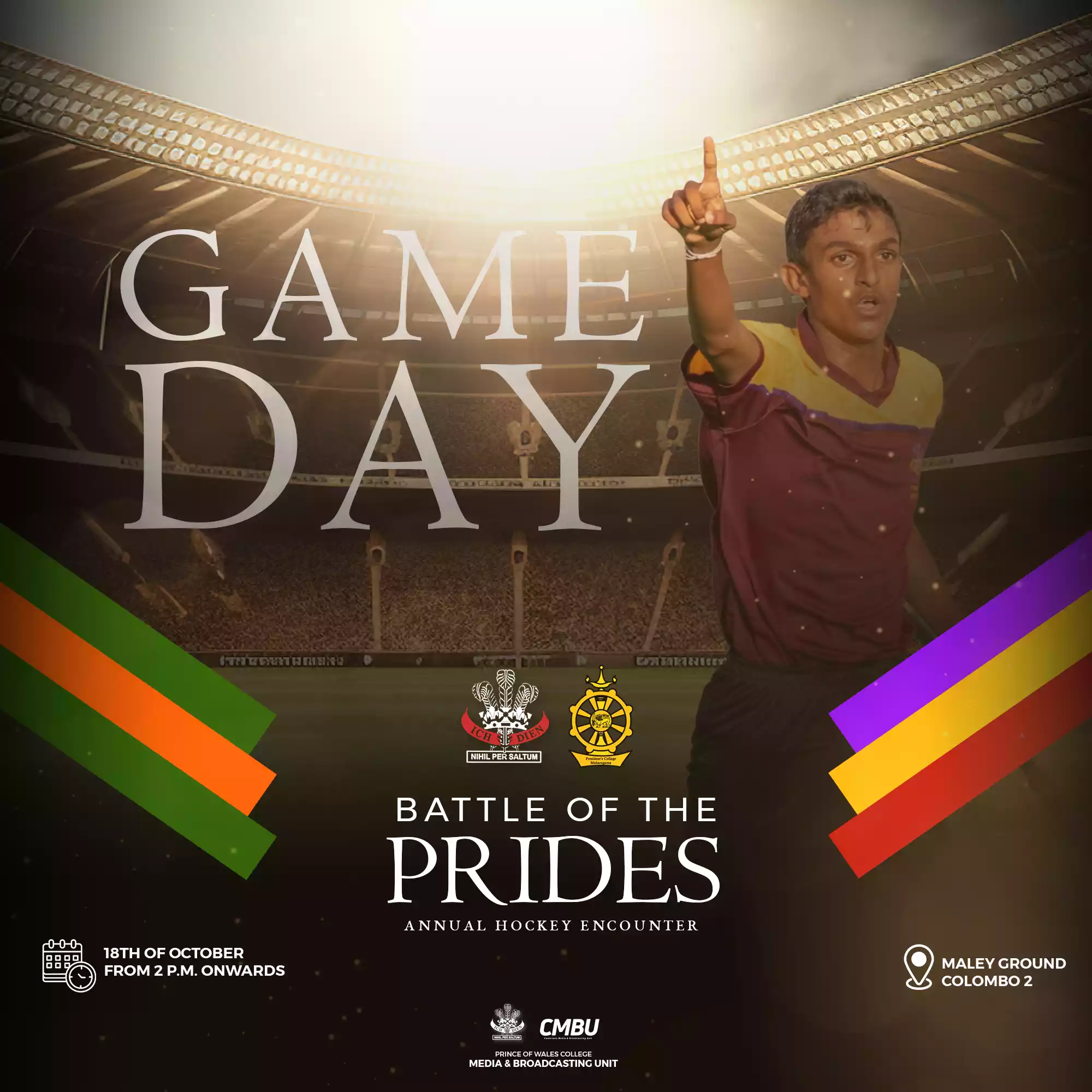 Game Day Alert – Battle of the Prides!