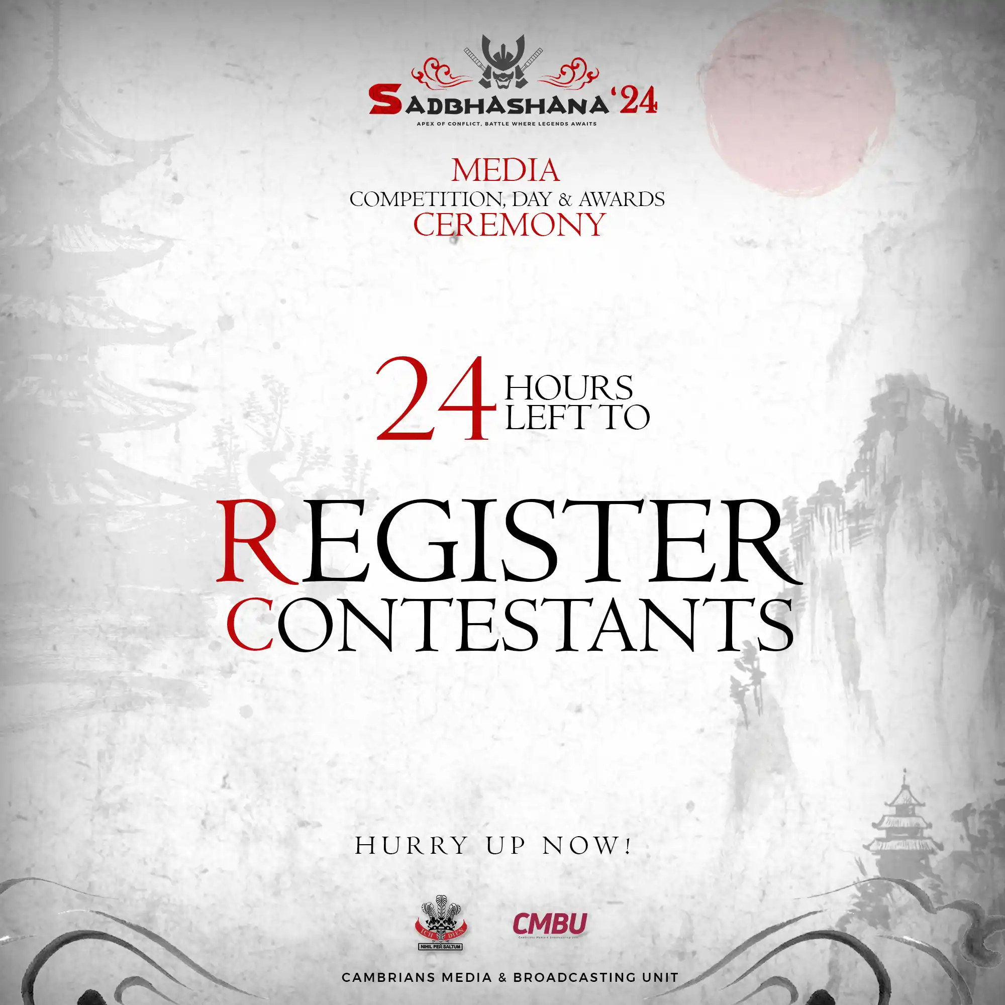 Last Call – 24 Hours to Complete Contestant Registration!